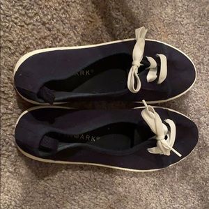 Navy Blue Comfort Slide-On